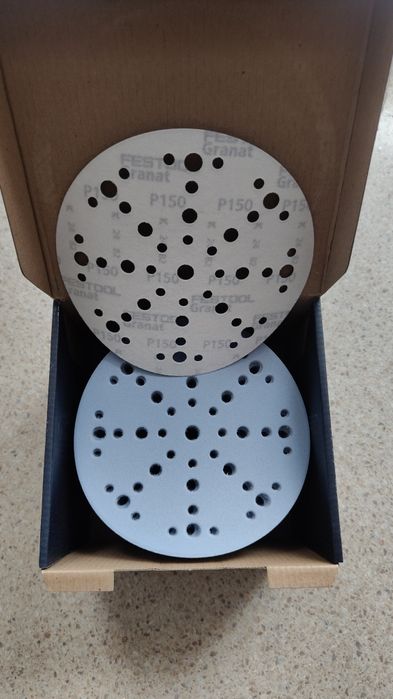 Krążki ścierne STF D150/48 P150 Granat op. 100szt., FESTOOL 575165