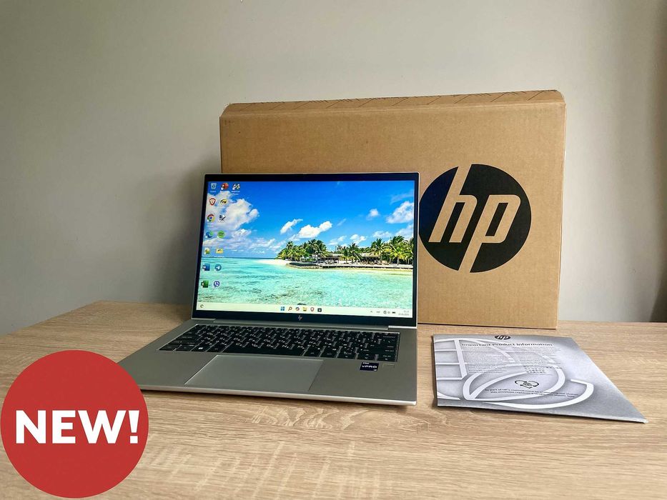 NEW! HP Elite 840 G9 14 мат i7-1265 10ядер 16+ ddr5 (2 слота) ssd 512 pci4 7000/4500 bat 8ч 1.4кг метал Гарантия Расрочка Новый