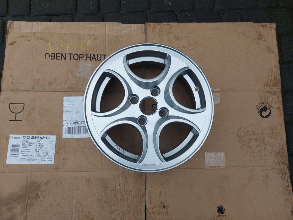 Felga Felgi Aluminiowe 14 RENAULT TWINGO CLIO 4X100 ET29