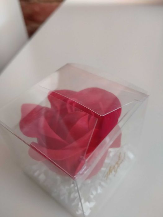 Róża mydlana podziękowania dla gości