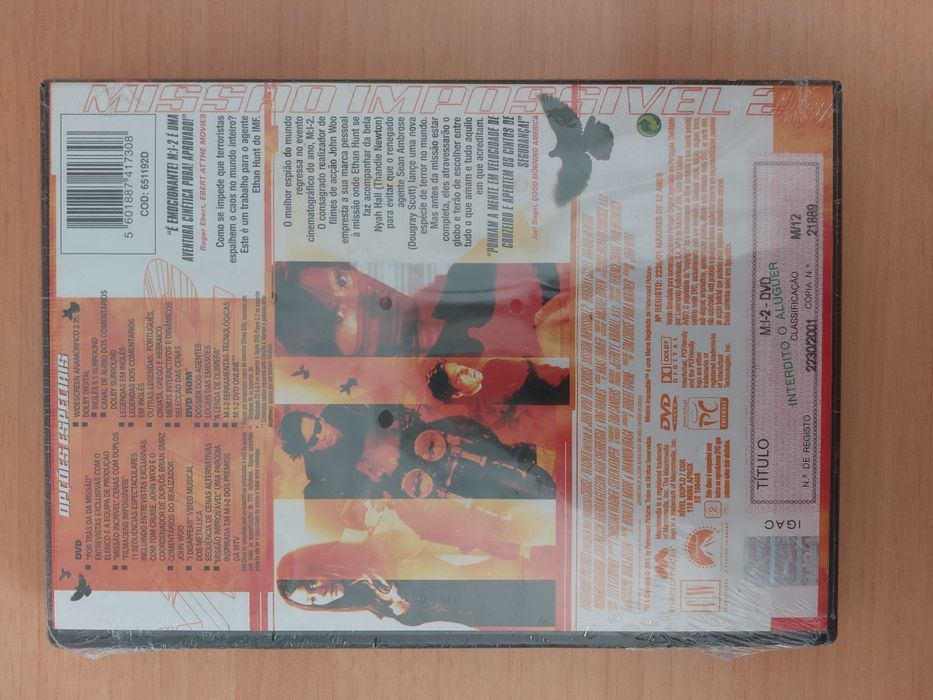 DVD NOVO e SELADO - "M:I-2 Missão Impossivel 2" Widescreen Collection