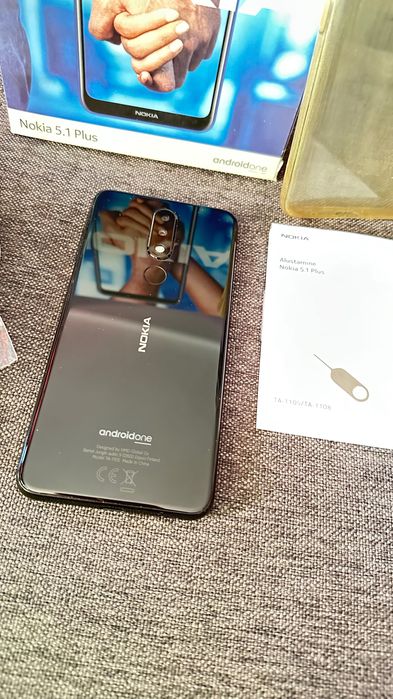 Nokia 5.1 Plus Dual Sim 32 GB 4G (LTE) czarny Smartfon BEZ BLOKAD