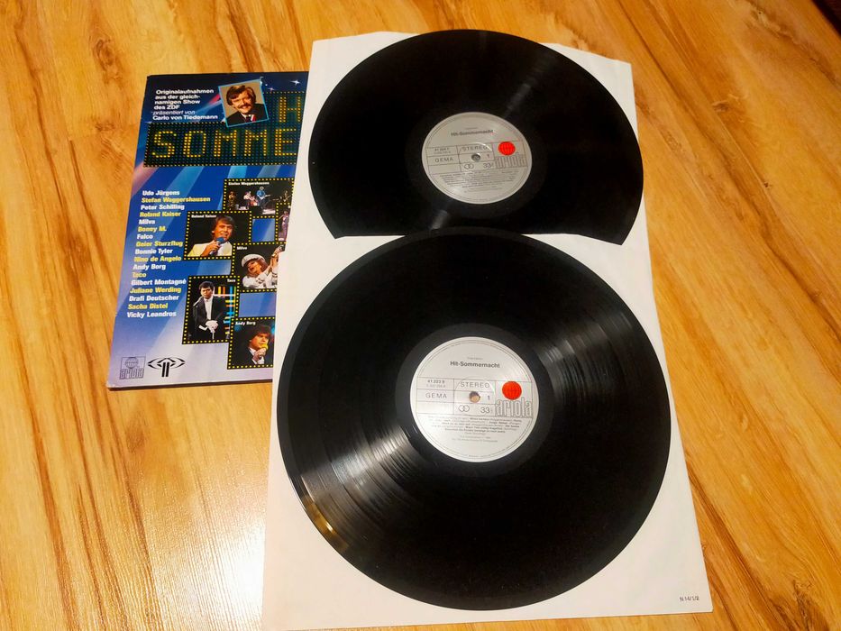 Hit Sommernacht - Compilation 2LP m.in Peter Schiling, Boney M., Falco