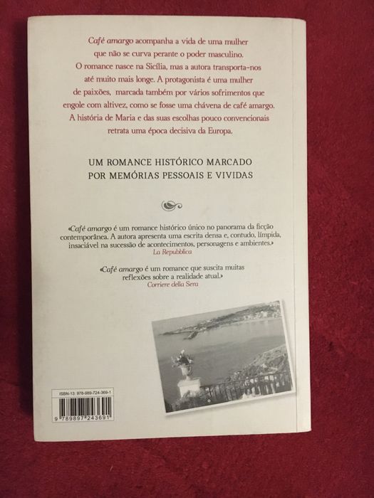 Livro Café amargo de Simonetta Agnello Hornby como novo