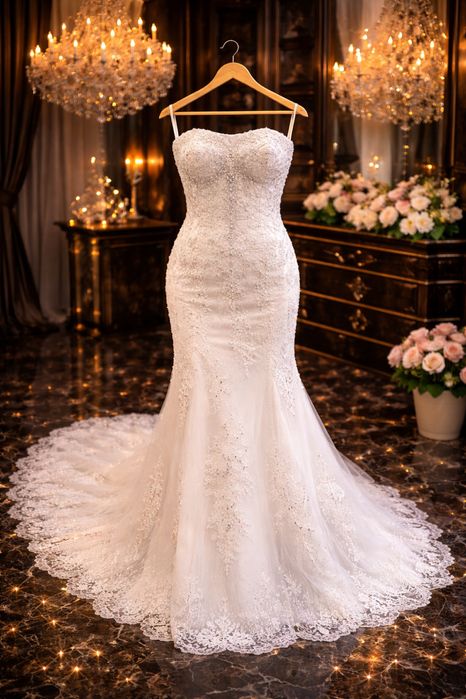 Вечірня сукня з корсетом з мереживом з шлейфом оригінал dolce gabbana