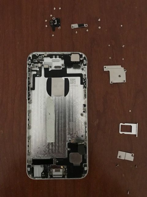 Chassi iPhone 6 silver com peças
