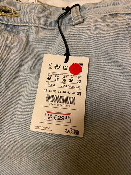 Calças de ganga Pull & Bear (Tamanho 46)