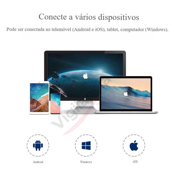 Micro Câmara WiFi FullHD Visão Noturna Áudio | App iOS/Android | NOVO