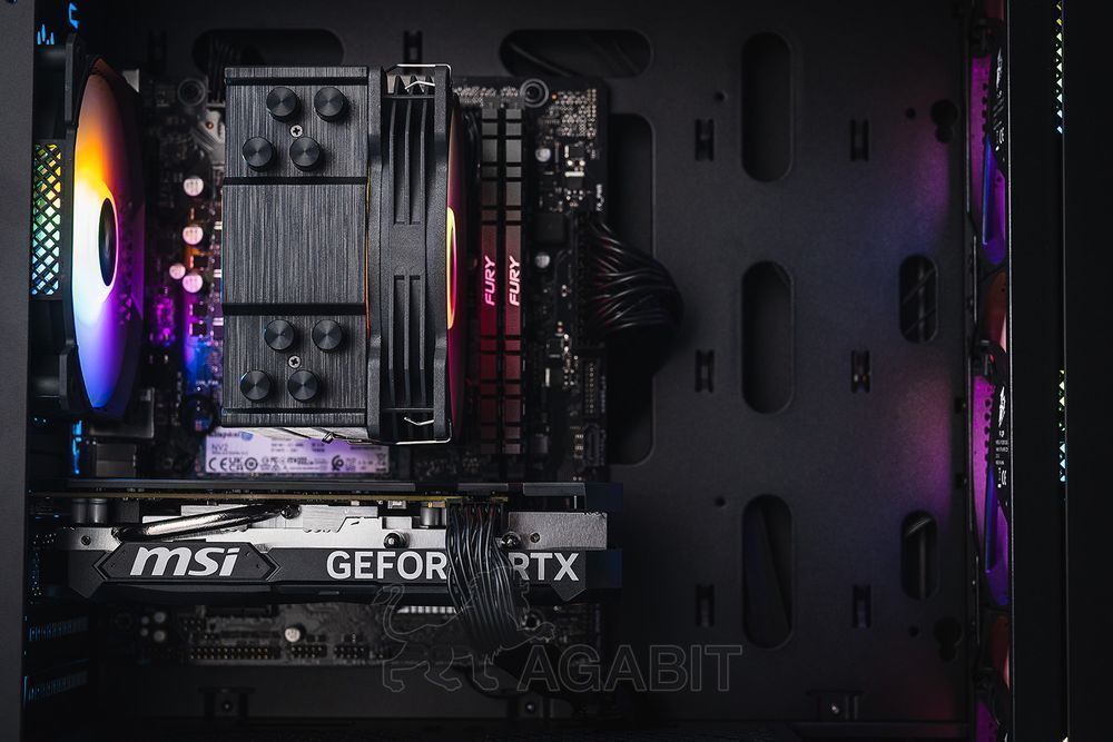 Обсидіан v2! RTX 5050 8GB+i3-14100F+DDR4 16GB+M.2 SSD 500GB –  Ігровий комп'ютер ПК для ігор геймерський игровой компьютер