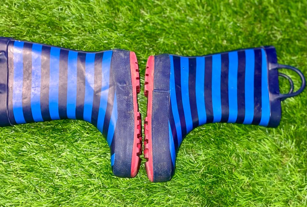 Kalosze w paski, rozmiar 24