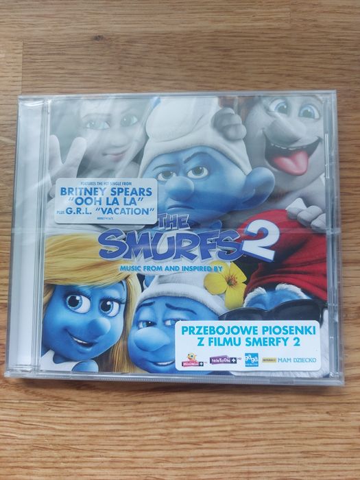 Smurfs Smerfy 2 CD Soundtrack Muzyka z filmu Folia Spears