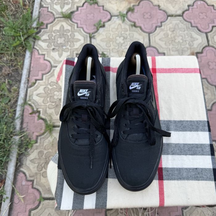 Кеды Nike SB Chron 2 Canvas Black, 42,5 размер, Оригинал, Кеди