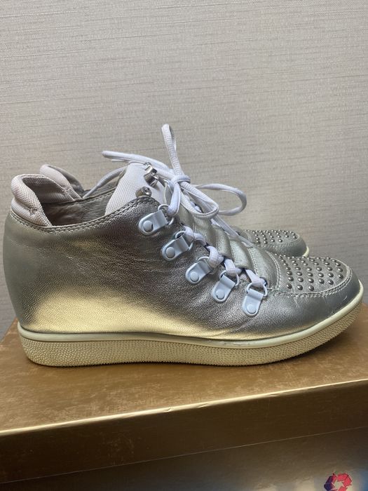 Сникерсы кроссовки кожа