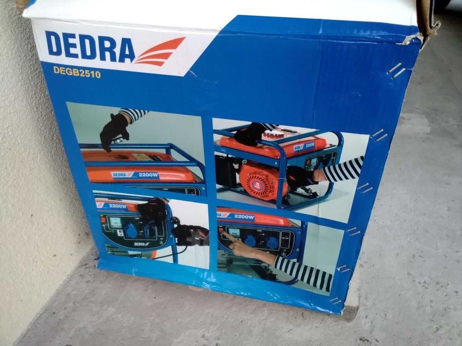 Продам бензиновий генератор DEDRA DEGB 2510 2.2квт