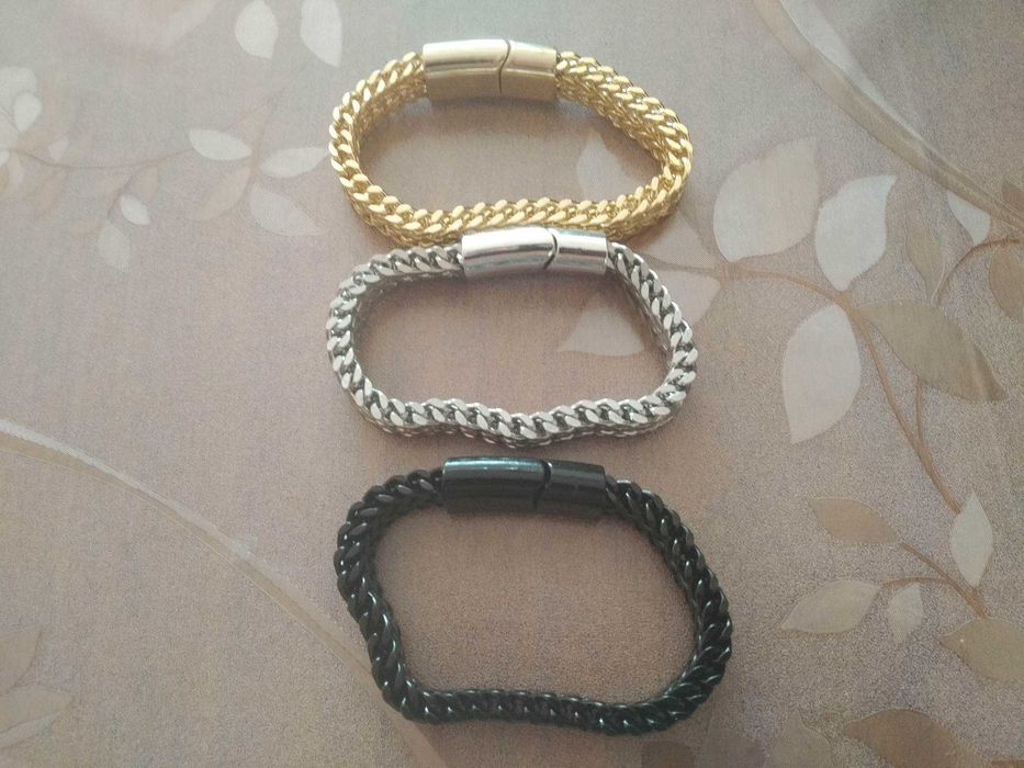 массивный браслет 19см