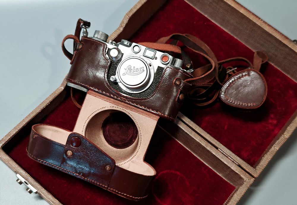 Aparat LEICA IIIC ( Leitz ) + Leica 50mm + 90mm Rzadki UNIKAT Zobacz !