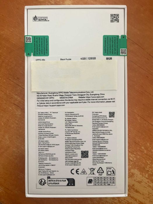 Smartphone Oppo A6x 4Gb/128Gb Novo
