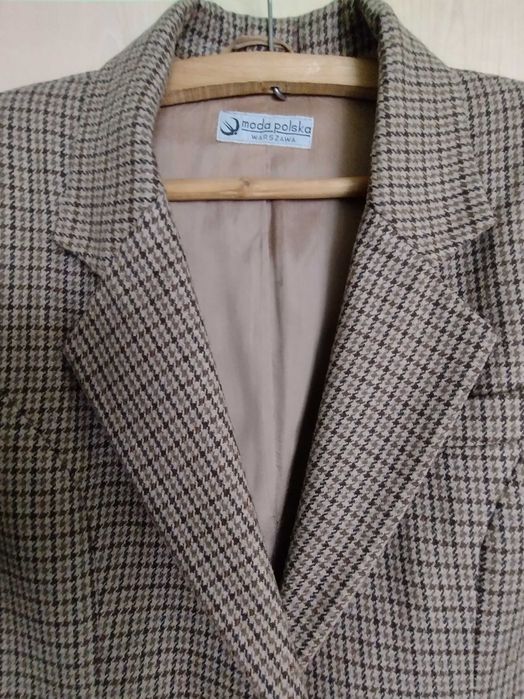 Moda Polska Żakiet Marynarka Lata 80-te