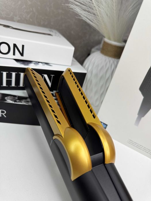 Випрямляч-фен 2в1 Airstrait HT-01 Onyx Black/Gold