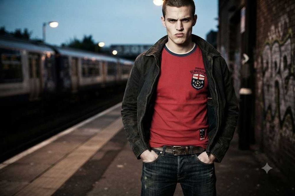 Superdry England trophy series рр S футболка из хлопка