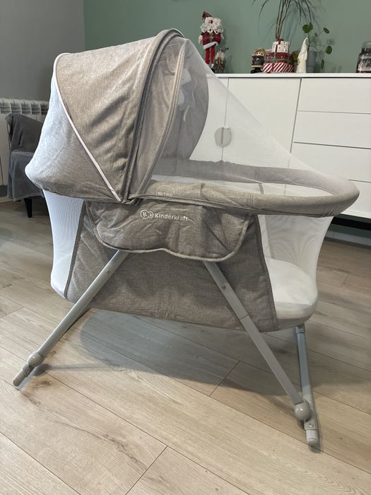 Kołyska kinderkraft szare używane