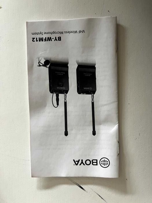 1 VHF Wireless Microphone System Boya BY-WFM1264552043072386121