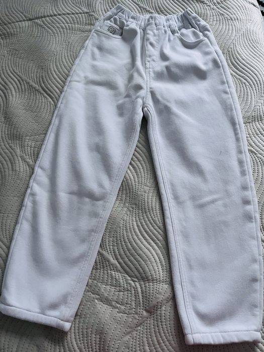 Білі теплі штани