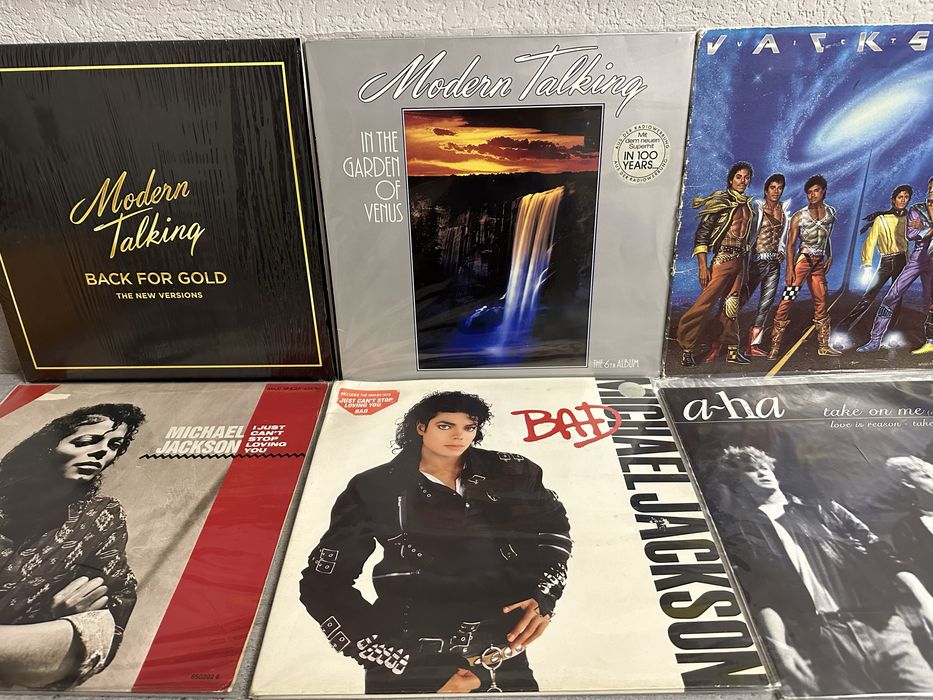 Вінілові платівки Modern Talking,Queen,Beatles,Pink Floyd,Michael Jack