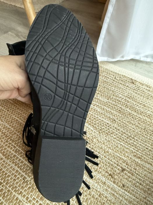 Botki czarne r. 38 NOWE!
