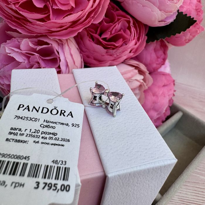 Шарм Pandora, Намистина нова оригінал Пандора Підвіска срібло бусина