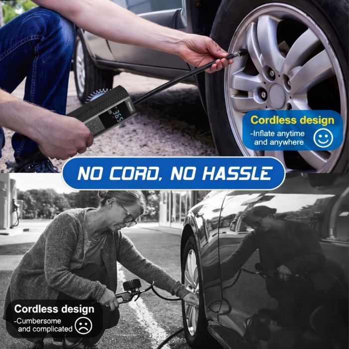 Портативний електричний компресор для автомобілів STSCELZ VC-029