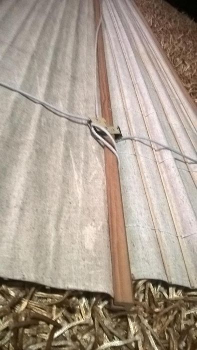 2 Cortinados tecido indiano de grande qualidade usados em bom estado