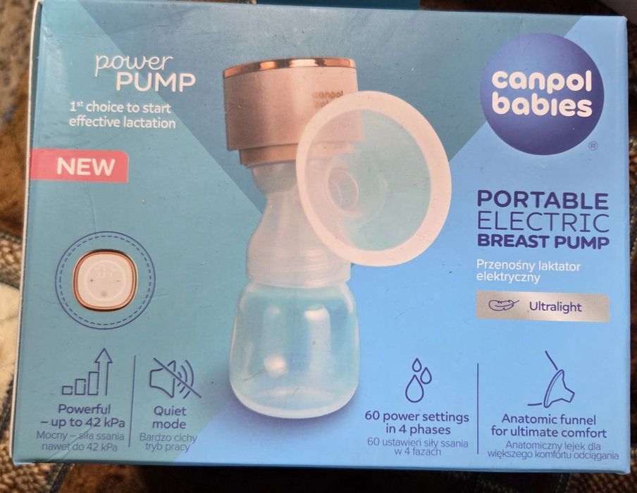 Электрический молокоотсос Canpol Babies PowerPump портативный (20/107)