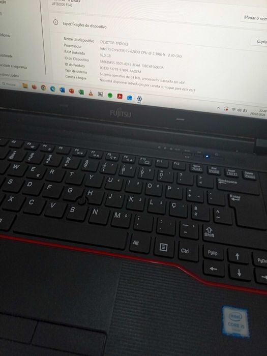 Fujitsu lifebook e546