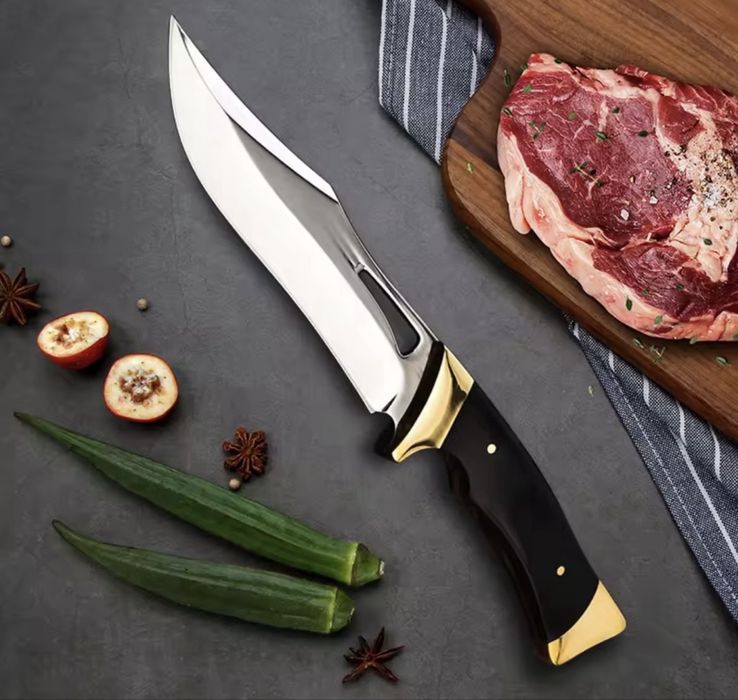 Ніж кухонний для мяса риби та овочів охоти ірибалки нож