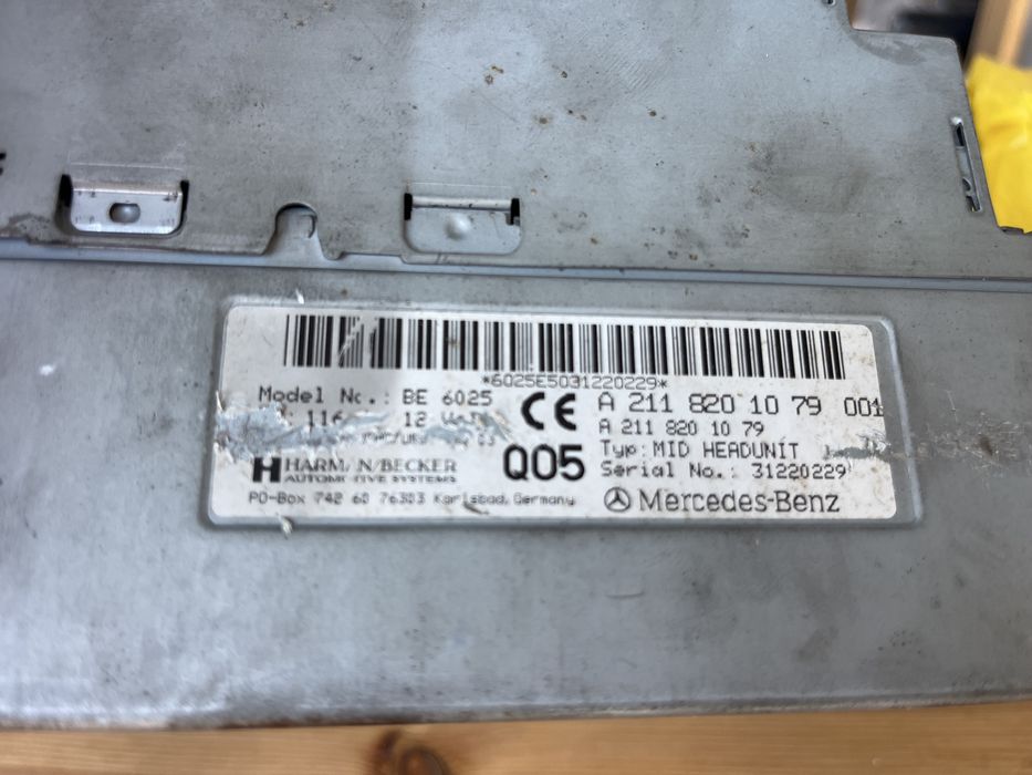 Radio Becker para Mercedes w211