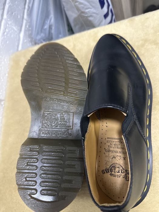 Женские слипоны туфли  Dr. Martens. Ориганил. Кожа.. Новые Р.36