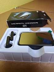 Fones de Ouvido Sem Fios S20 Earbuds Bluetooth Visor LED (Novos)