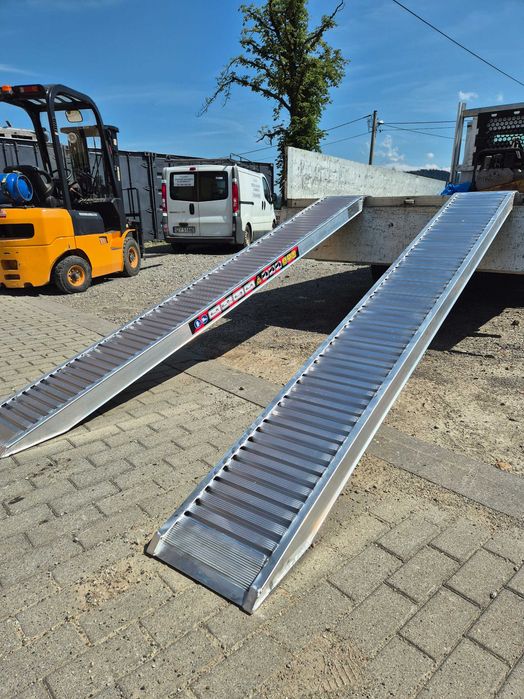 Najazdy aluminiowe do maszyn od 1-5m, 1-44T | Dostępne modele w opisie