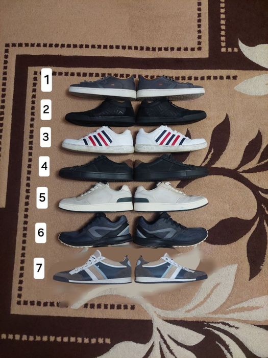 Кросівки Ecco, Lacoste, Converse, Versace, K-Swiss, Kalenji, FitVille