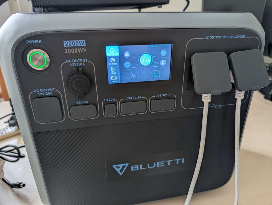 Зарядна станція BLUETTI AC200P 2000Wh + 2 оригінальні зарядки