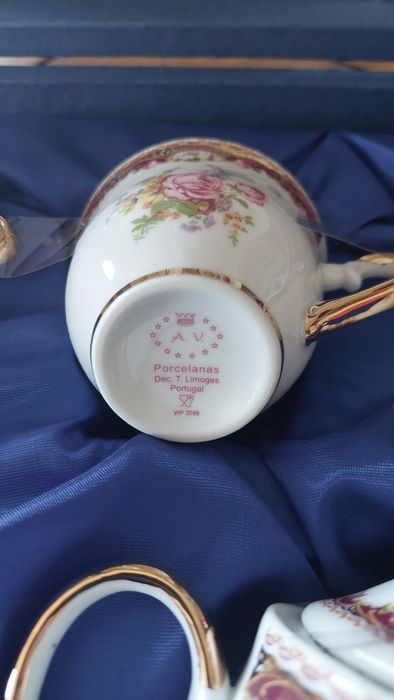 Serviço de Café em porcelana Limoges - 6 pessoas