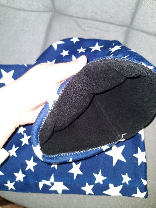 Шапка зимова з шарфом, зимовий комплект, шапка на флісі