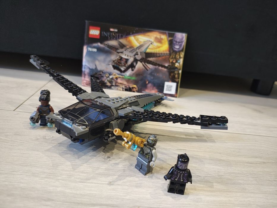Zestaw LEGO 76186 Marvel Super Heroes Helikopter Czarnej Pantery