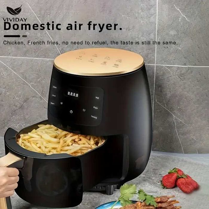 NOVO - AirFryer para Cozinha 4,5L 1400w