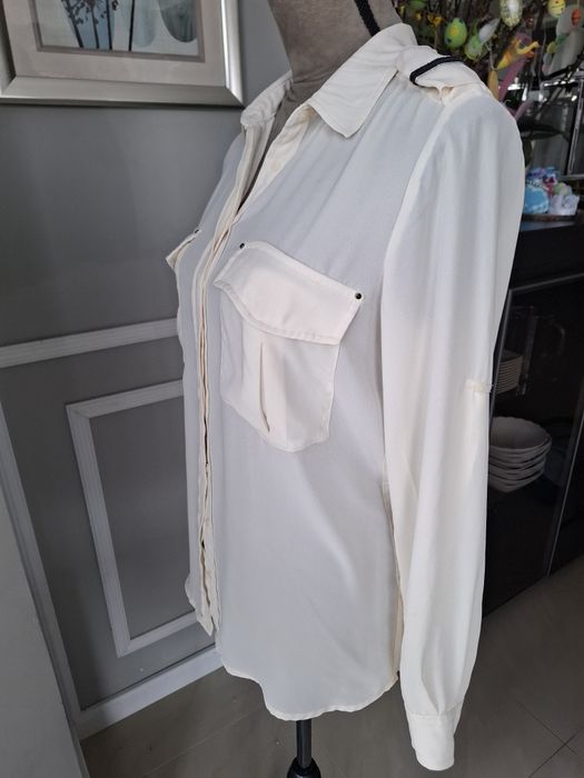 Bluzka koszula Mango roz 38 M