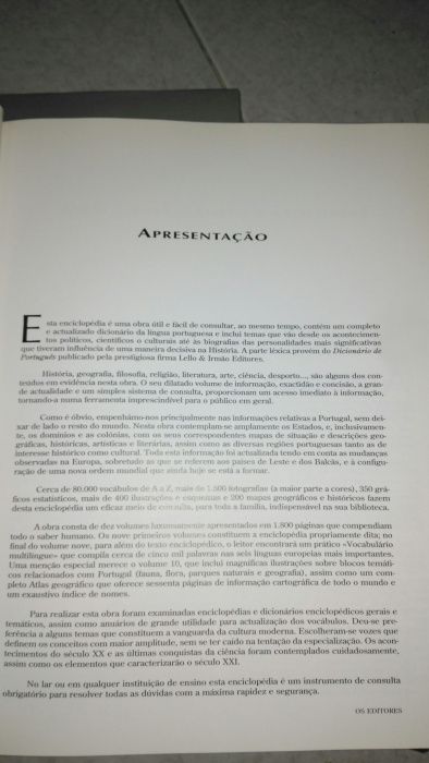 5 volumes da Enciclopédia PLANETA DEAGOSTINI