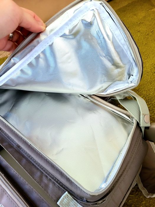 Mala de bebé 3 em 1: mala + alcofa + muda fraldas