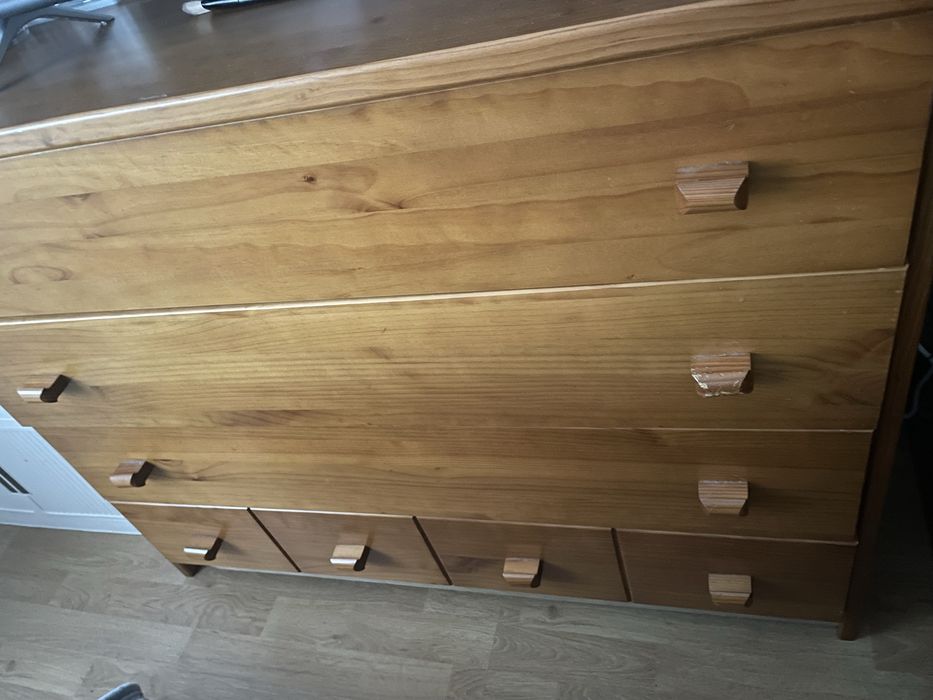 Cómoda Quarto (madeira maciça)