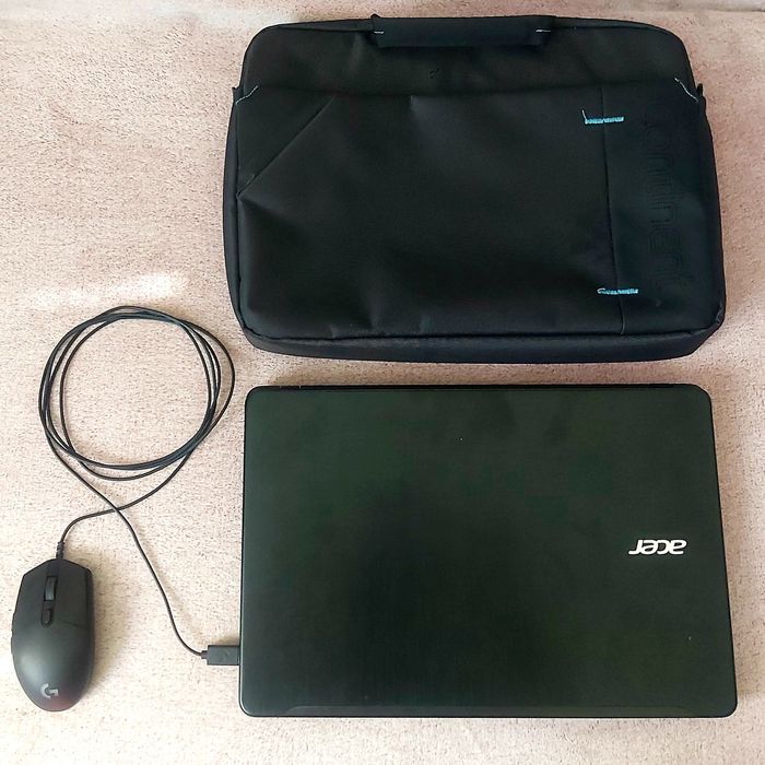 Laptop Acer e5 grafika 940mx plus logitech g102. Okazja.